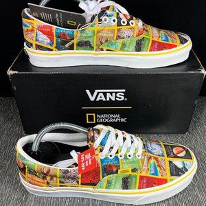 Men's Shoes Size 10 - VANS Era x National Geographic Classic Covers 2020